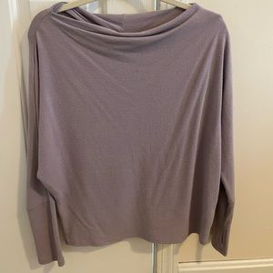Cowlneck/off shoulder top